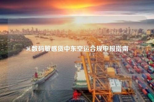 3C数码敏感货中东空运合规申报指南