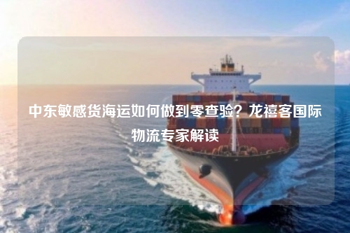 中东敏感货海运如何做到零查验?龙禧客国际物流专家解读