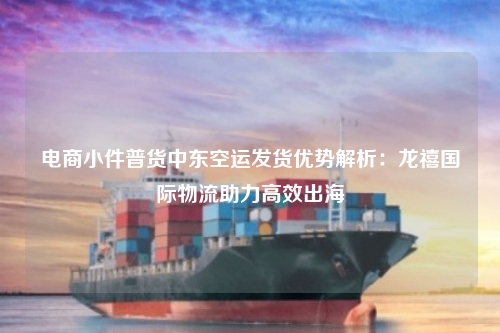 电商小件普货中东空运发货优势解析:龙禧国际物流助力高效出海
