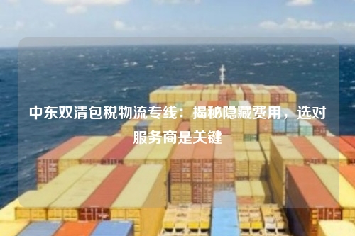 中东双清包税物流专线：揭秘隐藏费用，选对服务商是关键