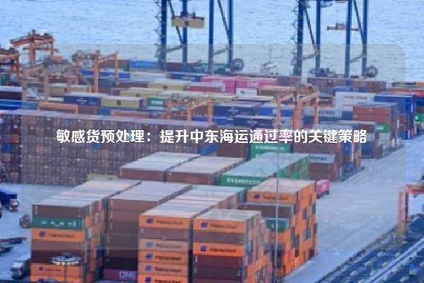 敏感货预处理:提升中东海运通过率的关键策略