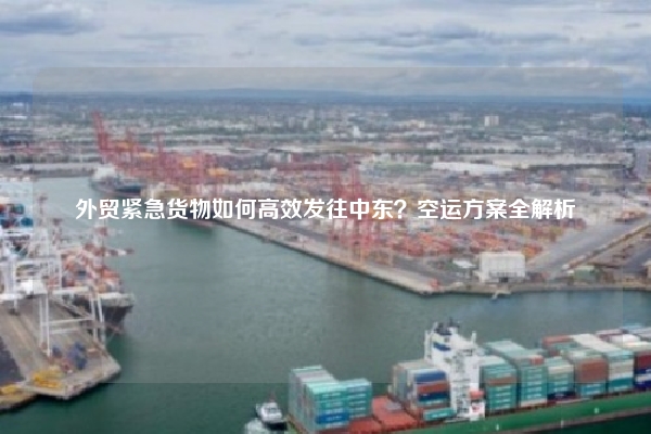 外贸紧急货物如何高效发往中东?空运方案全解析
