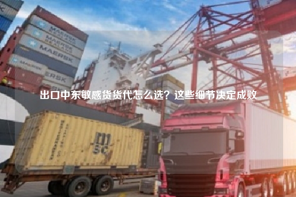 出口中东敏感货货代怎么选？这些细节决定成败