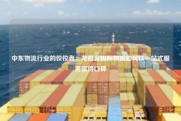 中东物流行业的佼佼者：龙禧客国际物流如何以一站式服务赢得口碑