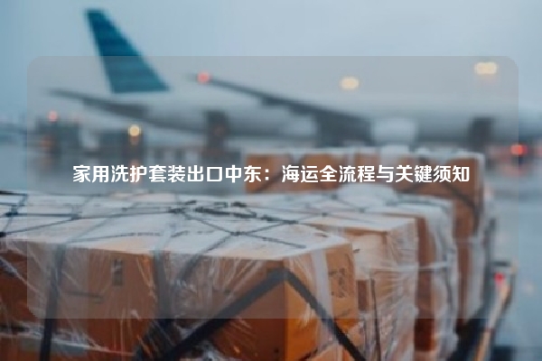 家用洗护套装出口中东：海运全流程与关键须知