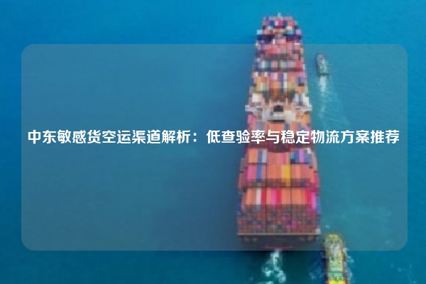 中东敏感货空运渠道解析:低查验率与稳定物流方案推荐