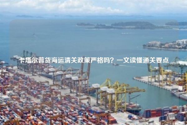 卡塔尔普货海运清关政策严格吗？一文读懂通关要点