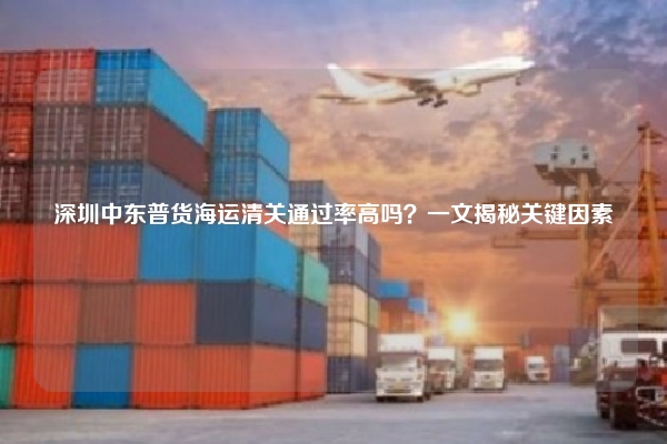 深圳中东普货海运清关通过率高吗？一文揭秘关键因素