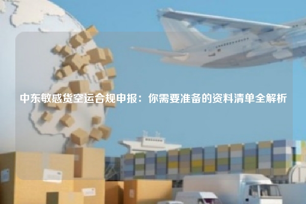 中东敏感货空运合规申报:你需要准备的资料清单全解析