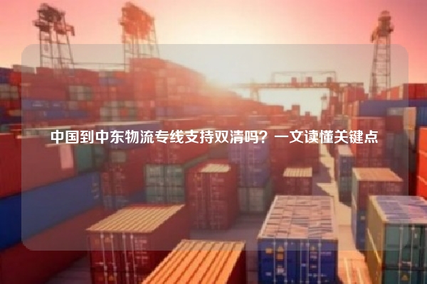中国到中东物流专线支持双清吗？一文读懂关键点
