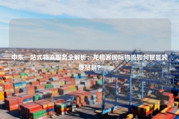中东一站式物流服务全解析：龙禧客国际物流如何赋能跨境贸易？