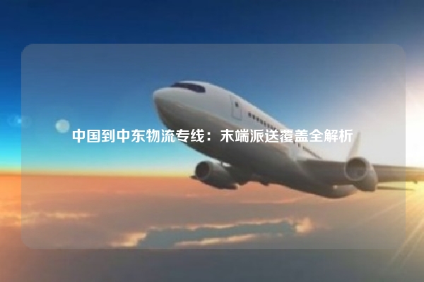 中国到中东物流专线：末端派送覆盖全解析
