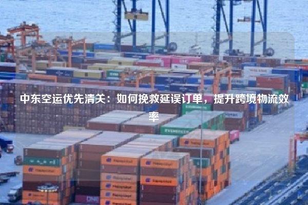 中东空运优先清关:如何挽救延误订单,提升跨境物流效率